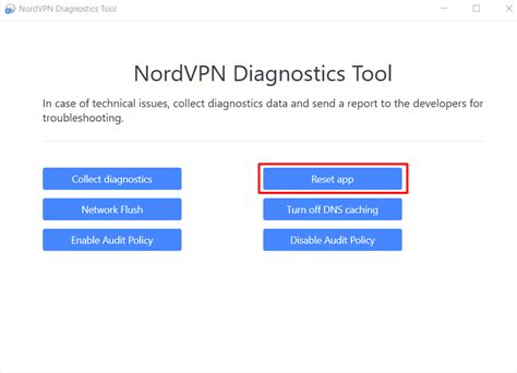 The app kill switch lets you choose apps to shut down when the VPN connection breaks off. . Nordvpn diagnostics app